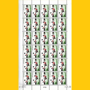 FEUILLE COMPLETE DE 30 TIMBRES POSTE DE MONACO - ANNEE 1963 - N° 621 NEUF** - Afbeelding 1 van 1