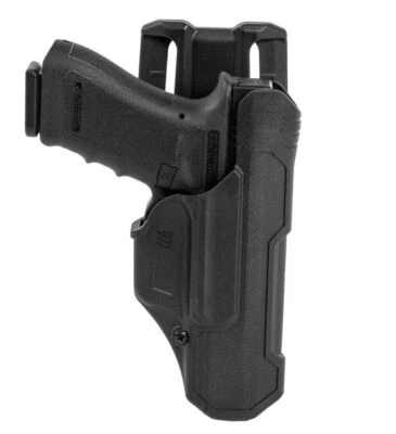 Blackhawk T-Series Holster L2D Glock (RH) 17/19/22/23/31/32/45/47 - 44N100BKR - Image 1 of 4