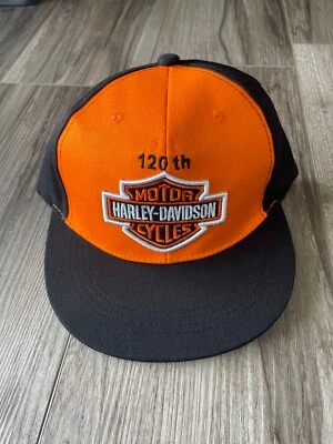 120th Anniversary Harley Davidson Snapback Hat-Great Value-Free Shipping!!! - Image 1 of 3