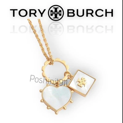 Beautiful Tory Burch Mother of Pearl Necklace - Imagem 1 de 3