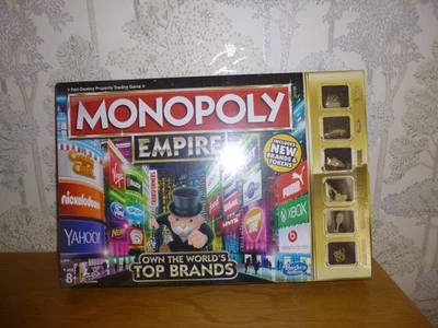 Hasbro Monopoly Empire Board Game Gold Edition Includes New Brands & Tokens BNS - Image 1 of 4