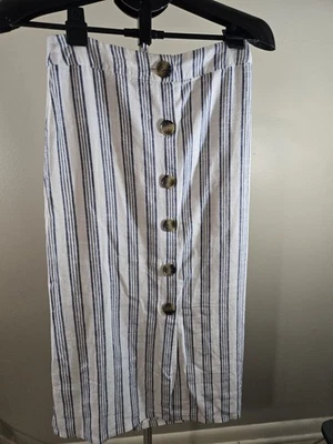 Falda informal azul Charlotte Russe para mujer M Foto 1 de 2