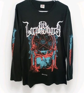 Lorna Shore This Is Hell Long Sleeve Black T-Shirt Size Medium Metal Stedman - Picture 1 of 8