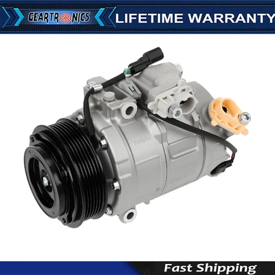 AC Compressor For 2013-2018 Ford Explorer Lincoln MKS MKT MKZ 3.5L 3.7L Loqmlrqv - Image 1 of 4