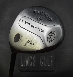 Left Handed Callaway Big Bertha S2H2 4 Wood Regular Graphite Shaft Black Grip - Picture 1 of 5