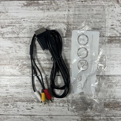 Microsoft Xbox 360 Composite AV Video Cable X821376-001 OEM (NEW/UNUSED) - Image 1 of 4