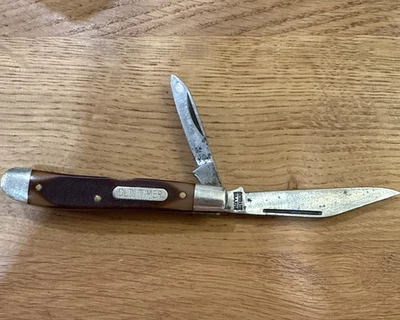 Temporizador antigo vintage Schrade EUA 720T 2 lâminas - Imagem 1 de 4