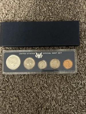 1966 Special Mint Set (SMS) Proof like with 40% silver Kennedy half. - Image 1 of 4
