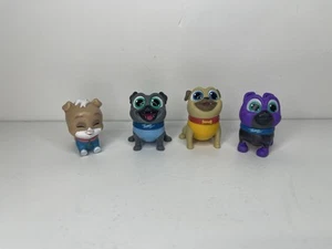 Disney Puppy Dog Pals Figures Lot Of 4 Rolly, Keia, & Two Bingo Cake Topper - Picture 1 of 5