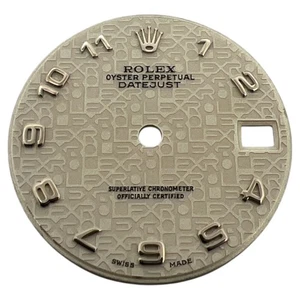 Rolex Oyster Datejust genuino 31 mm esfera de aniversario árabe marfil y acero 78274 - Imagen 1 de 4