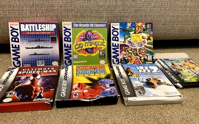 LOTE DE 7 CAJAS GAMEBOY Y GAMEBOY ADVANCE - GAME & WATCH (SIN JUEGOS LEER DESCRIPCIÓN) Foto 1 de 4