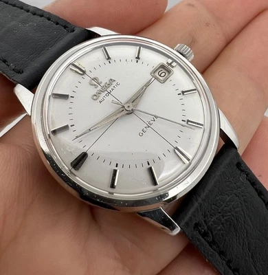 OMEGA GENEVE AUTOMATIK CAL 562 VINTAGE REF 14703 SC-61 HERREN UHR 34mm - Bild 1 von 4