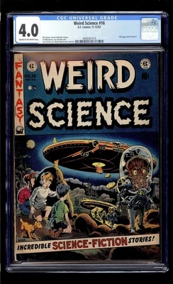 Weird Science #16 1952 CGC 4.0 VG C/OW High Definition Scans** - Image 1 of 2