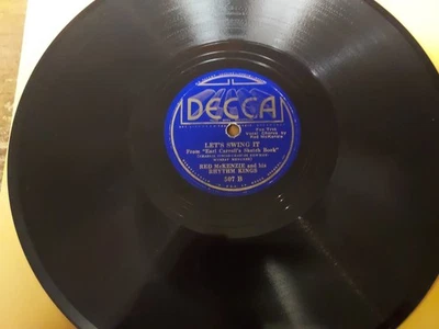 1935 Decca Sunburst Jazz 78/Red McKenzie & His Rhythm Kings../E! - Image 1 of 4