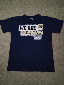Notre Dame Fighting Irish Football Adidas T-Shirt National Championship 2013 - Picture 1 of 11