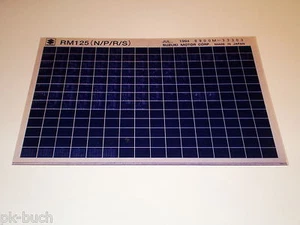 Microfich Catálogo de Piezas de Repuesto Suzuki RM 125 Stand 07/1994 - Imagen 1 de 1