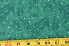 34" Long, Green Squiggles on Marbled-Green Quilt Cotton, Fabri-Quilt, P4541