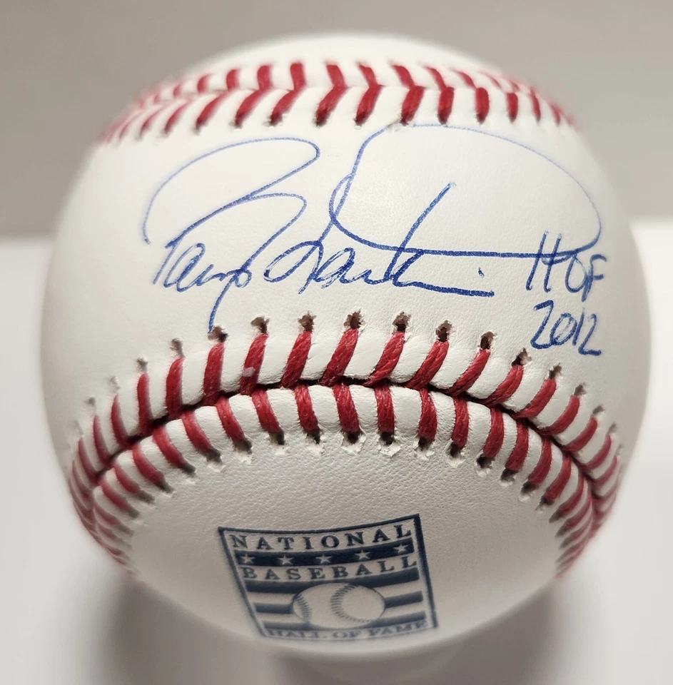 Reds BARRY LARKIN Signed Official MLB HOF LOGO Baseball AUTO - JSA - Image 1 of 1