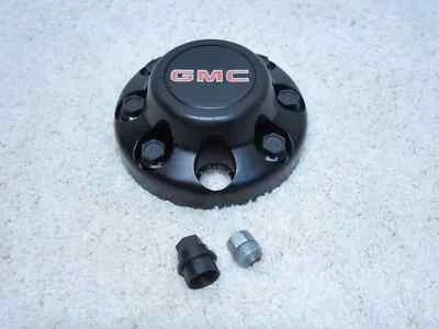 GMC 2500/3500/SAVANA VAN OEM 16" RUEDA DE ACERO TAPA CENTRAL NEGRA 46272 #2E-2 Foto 1 de 2