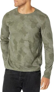 Camisa Prana Prospect Heights Para Hombre M Verde Camuflada Manga Larga Crew Performance - Imagen 1 de 8