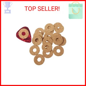 Mr.Power Guitar Pick Non-slip Grip Cork Sticked on Pick 20 pcs - Picture 1 of 2