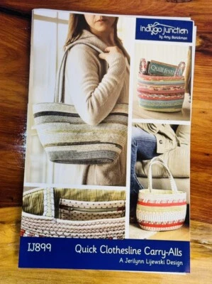 Indygo Junction IJ899 Quick Clothesline Carry-Alls Bag Or Basket Instructions - Image 1 of 4