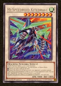 Kitdrake Hi-Speedroid | LED8-EN018 | Raro | 1a Edición | Synchro Storm | YuGiOh JCC - Imagen 1 de 3