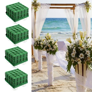 4Pack Square Floral Foam Bricks Plants Flower Holder Foam Blocks DIY Craft - Picture 1 of 12