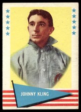 1961 Fleer Baseball Greats #52 Johnny Kling VG-EX-B108R12