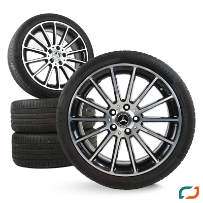 Original Mercedes AMG A-Klasse W176 CLA W246 Sommerräder Sommerreifen 18 Zoll - Bild 1 von 4