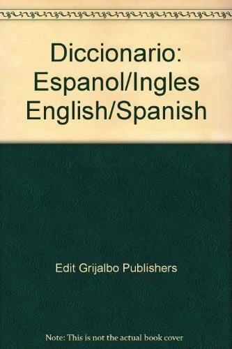Diccionario: Espanol/Ingles English/Spanish - Image 1 of 1
