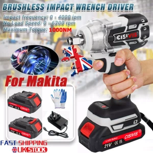 1000Nm 1/2" Cordless Electric Impact Wrench Drill Gun Ratchet Driver w/2 Battery - Picture 1 of 22