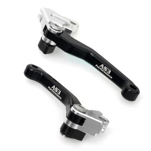 AS3 BRAKE CLUTCH FLEXI LEVERS for HONDA CRF 150 230 F 03-19 CRF 250 F 19-22 - Picture 1 of 6