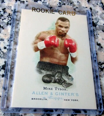 MIKE TYSON Topps Allen & Ginter SP Rookie Card RC Iron Mike Kid Dynamite HOT🔥$$ - Image 1 of 4