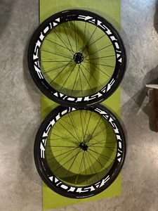 Easton EC90 Aero Carbon Clincher Wheelset W/GP5000 Tires - Rim Brake - Picture 1 of 9