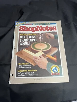 ShopNotes Magazines Volume 11  issue 61 Drill Press Sharpening Wheel - Image 1 of 2