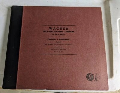 Wagner “The Flying Dutchmen Overture” Columbia Set #X-107 - Image 1 of 4