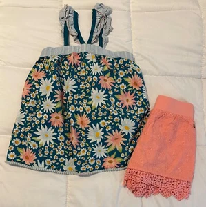 Matilda Jane Tunic Top & Mini Golf Shorts Adventure Begins Size 10 - Picture 1 of 5