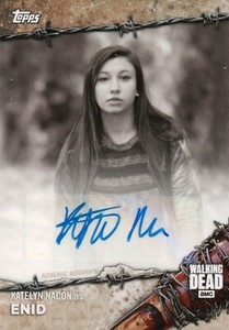 The Walking Dead On Demand, Katelyn Nacon ‘Enid’ Autograph Card 19BW-A #3/5