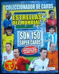 FIFA WORLD CUP BRAZIL 2014 - COMPLETE 100% Trading Cards + Album