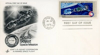 US 1570 Apollo Soyuz FDC Artcraft - Image 1 of 2