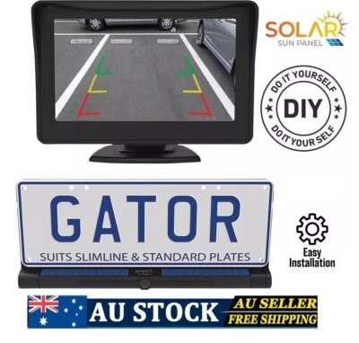 Gator 4.3" Display Wireless Solar Powered Reverse Camera Kit RRP $399 - GRV43SKT - image 1 of 4