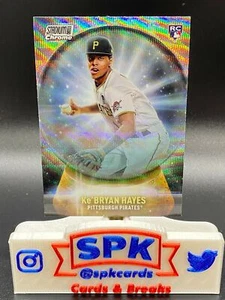 2021 Topps Stadium Club CHROME KE'BRYAN HAYES CRYSTAL BALL WAVE REFRACTOR CB-18 - Picture 1 of 2