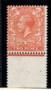 GB SG367 KGV 2d reddish-orange Die I MNH £10 - Picture 1 of 3