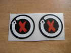 2x Jorge Lorenzo Helmet Decals / stickers 50mm