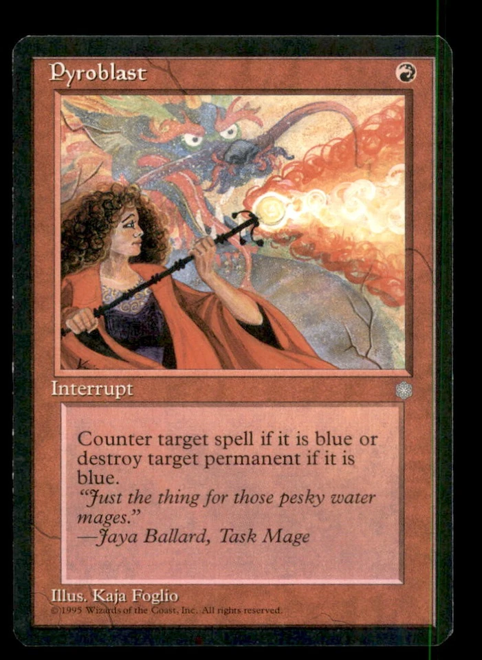 MTG Pyroblast LP Light Play Ice Age [5028] - Image 1 of 1