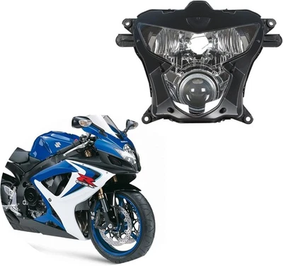 Repuesto de carcasa de faro para Suzuki GSXR600 GSXR750 2004-2005 Foto 1 de 4