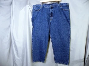 NWT Kirkland Men's Relaxed Fit Jeans Medium Wash Size 50 x 30 100% Cotton - Picture 1 of 7