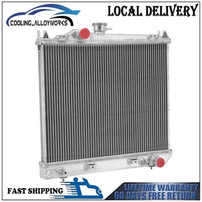 Fits 1987-1999 Dodge Dakota 2.2L 2.5L 3.9L 2-Row Aluminum Radiator CU981 Fongoff - Image 1 of 4