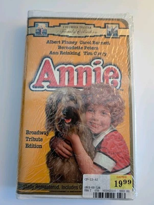 Annie 1997 VHS Broadway Tribute Edition Clamshell Case, New Sealed - Image 1 of 2